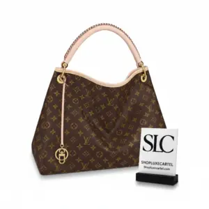 Spacious Monogram Canvas Artsy MM Hobo Shoulder Bag M44869