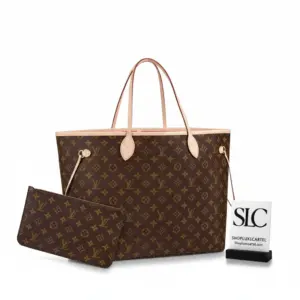 Spacious Monogram Canvas Neverfull GM Tote Shopping Bag M40991