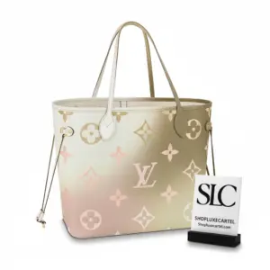 Spacious Monogram Gradient Tote Shoulder Bag Sunset Kaki M59859