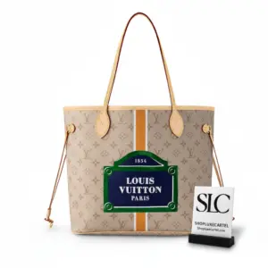 Spacious Monogram Print Canvas Everyday Tote Bag MM M23501