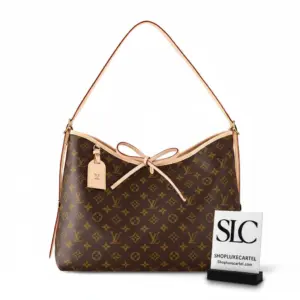Spacious Monogram Print Carryall Everyday Shoulder Bag M46197
