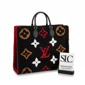 Spacious Monogram Print Onthego Tote Bag for Travel M55420 M55421