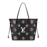 Spacious-Monogram-Print-Shoulder-Tote-Bag-M45818-M45819-Black-Spacious-Monogram-Print-Shoulder-Tote-Bag-M45818-M45819-Black-1.webp