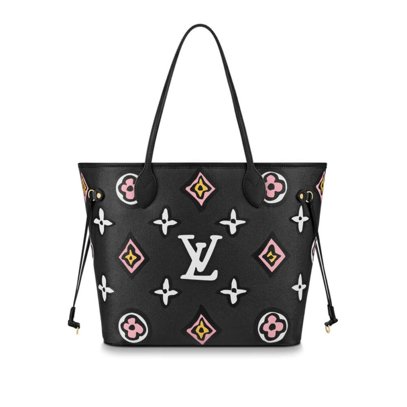 Spacious-Monogram-Print-Shoulder-Tote-Bag-M45818-M45819-Black-Spacious-Monogram-Print-Shoulder-Tote-Bag-M45818-M45819-Black-1.webp