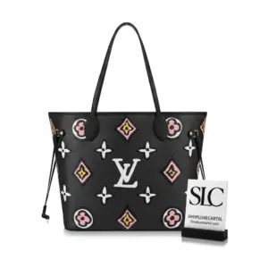 Spacious Monogram Print Shoulder Tote Bag M45818 M45819