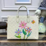 Spacious-OnTheGo-MM-Tote-Bag-with-Flower-Marquetry-M46416-White-Spacious-OnTheGo-MM-Tote-Bag-with-Flower-Marquetry-M46416-White-1.webp