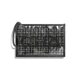 Spacious-See-Through-Logo-Pouch-in-Tweed-and-PVC-AP0360-Black-Spacious-See-Through-Logo-Pouch-in-Tweed-and-PVC-AP0360-Black-1.webp