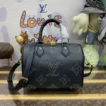 Speedy-Bandouliere-25-Boston-Bag-in-Black-Studded-Monogram-M46736-3.webp