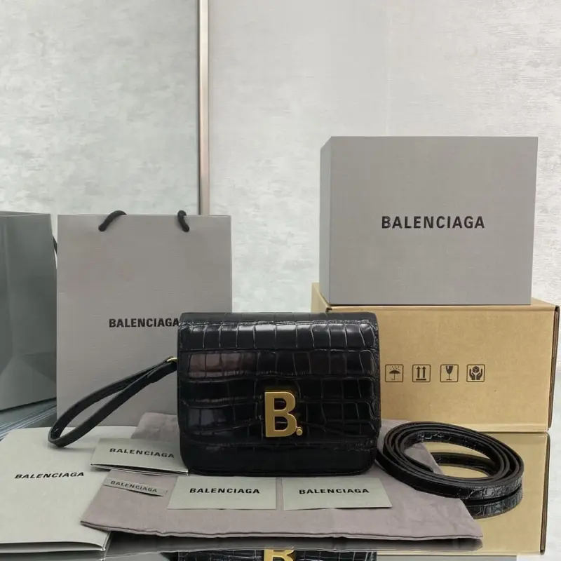 Structured-B-Small-Shoulder-Bag-in-Croc-Effect-Leather-Black-Structured-B-Small-Shoulder-Bag-in-Croc-Effect-Leather-Black-2.webp