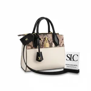 Structured City Steamer Miniature Top Handle Satchel Bag N96317