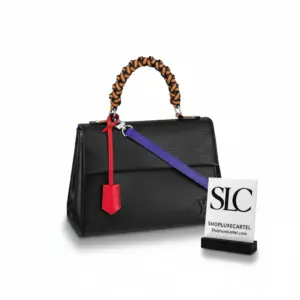 Structured Cluny BB Top Handle Bag in Epi Leather M55215