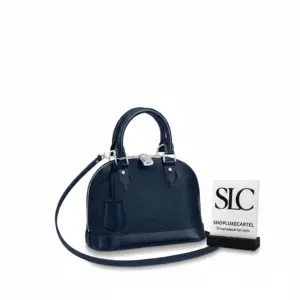 Structured Epi Leather Dome Top Handle Satchel Bag M40855