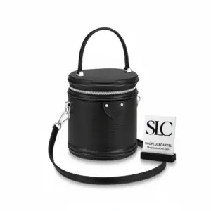 Structured Epi Leather Top Handle Vanity Cosmetic Bag M52226