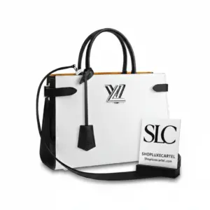 Structured Epi Leather Twist Lock Top Handle Tote M54810