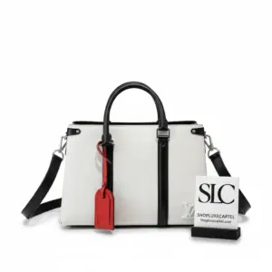 Structured Epi Leather Twist Top Handle Shoulder Bag M55613