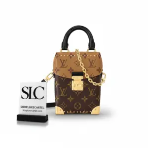 Structured Monogram Print Camera Crossbody Box Bag M82465