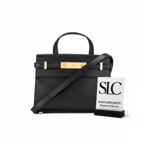 Structured Top Handle Nano Crossbody Shoulder Bag 593741
