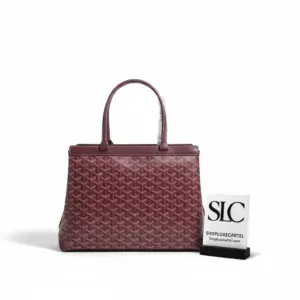 Structured Tote with Protective Flap Cover Top Handle Bag 23682