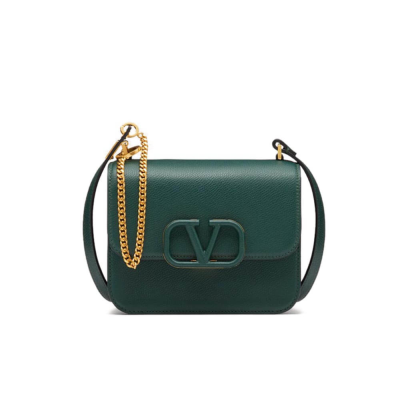 Structured-V-Accent-Small-Shiny-Calfskin-Shoulder-Bag-0021-Green-Structured-V-Accent-Small-Shiny-Calfskin-Shoulder-Bag-0021-Green-1.webp