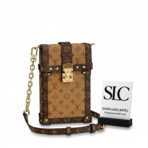 Structured Vertical Trunk Style Crossbody Pochette Bag M67873