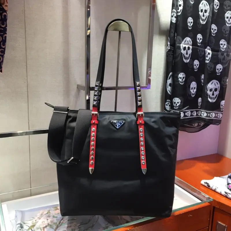 Studded-Black-Nylon-Tote-Bag-with-Leather-Details-1BG212-Red-Studded-Black-Nylon-Tote-Bag-with-Leather-Details-1BG212-Red-2.webp
