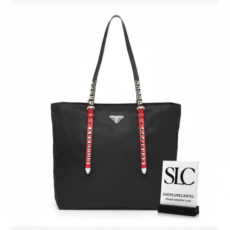 Studded-Black-Nylon-Tote-Bag-with-Leather-Details-1BG212-Studded-Black-Nylon-Tote-Bag-with-Leather-Details-1BG212.webp