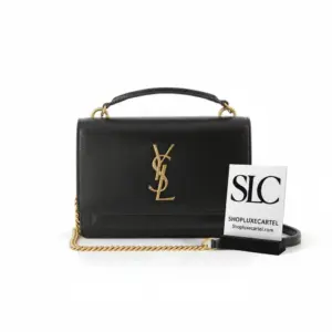 Sunset Shoulder Bag Chain Wallet in Smooth Leather 533026