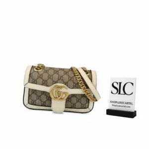 Supreme Monogram Print Quilted Mini Shoulder Bag 446744