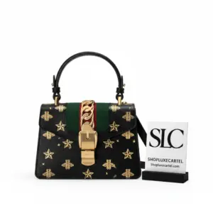Sylvie Bee Star Embellished Mini Top Handle Bag 470270