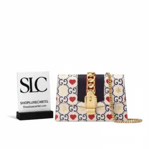 Sylvie Web Stripe Super Mini Chain Crossbody Bag 494646