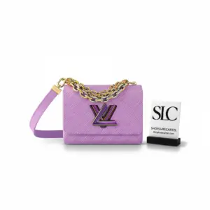 Textured Epi Leather Twist Lock PM Shoulder Bag M22098