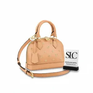 Top Handle Dome Satchel in Monogram Metal Beige M58638
