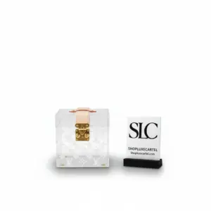 Transparent Plexiglass Cube Scott Decorative Organizer Box GI0481