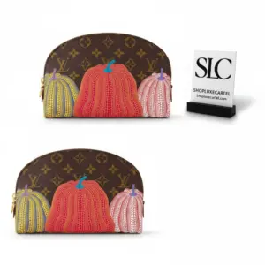 Travel Toiletry Pouch with Colorful All-Over Pumpkin Print M46472