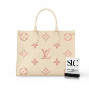Two-Tone Monogram Empreinte Leather OnTheGo MM Tote M21575