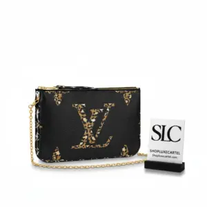 Two-Tone Monogram Giant Double Zip Pochette Crossbody Bag M67874