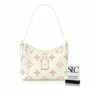 Two-Tone Monogram Print CarryAll PM Hobo Shoulder Bag M24141
