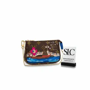 Venice Mini Pouch Clutch Bag with Chain Strap M68489