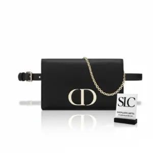 Versatile 30 Montaigne 2-In-1 Grained Calfskin Pouch S2086