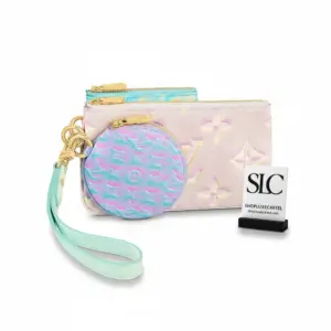 Versatile Monogram Print Crossbody Trio Pouch M81293