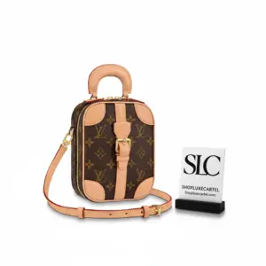 Vertical Mini Luggage Style Crossbody Travel Shoulder Bag M68623