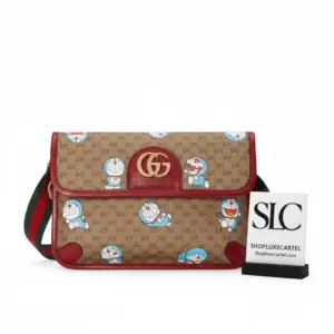 Vintage Cartoon Print Monogram Coated Canvas Belt Bag 647817