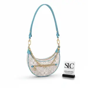 Vintage Monogram Jacquard Textile Loop Shoulder Bag M81094