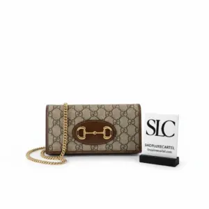 Vintage Style 1955 Horsebit Wallet With Interior Mirror 621888