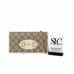 Vintage Style 1955 Horsebit Wallet With Shoulder Chain 621892