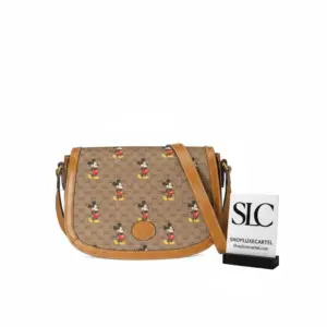 Vintage Style Cartoon Print Small Shoulder Bag 602694