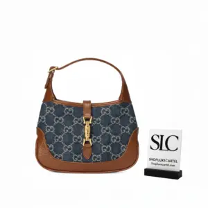 Vintage Style Jackie 1961 Mini Denim Shoulder Bag 637092