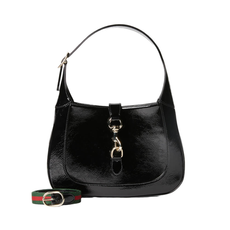 Vintage-Style-Jackie-Small-Hobo-Shoulder-Bag-Patent-Leather-782849-Black-Vintage-Style-Jackie-Small-Hobo-Shoulder-Bag-Patent-Leather-782849-Black-1.webp
