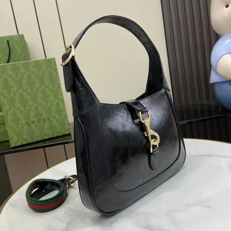 Vintage-Style-Jackie-Small-Hobo-Shoulder-Bag-Patent-Leather-782849-Black-Vintage-Style-Jackie-Small-Hobo-Shoulder-Bag-Patent-Leather-782849-Black-6.webp