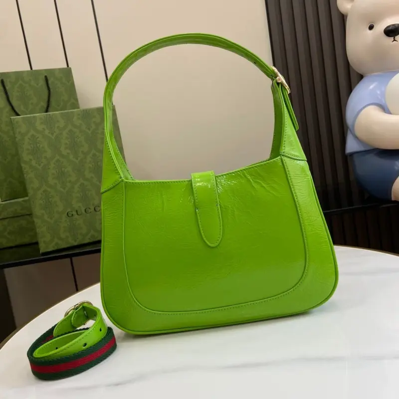 Vintage-Style-Jackie-Small-Hobo-Shoulder-Bag-Patent-Leather-782849-Green-Vintage-Style-Jackie-Small-Hobo-Shoulder-Bag-Patent-Leather-782849-Green-3.webp